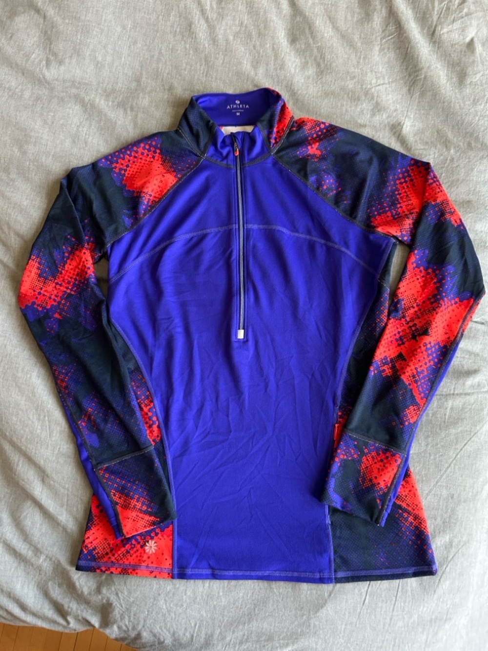 Athleta Running Wild Half-Zip Pullover